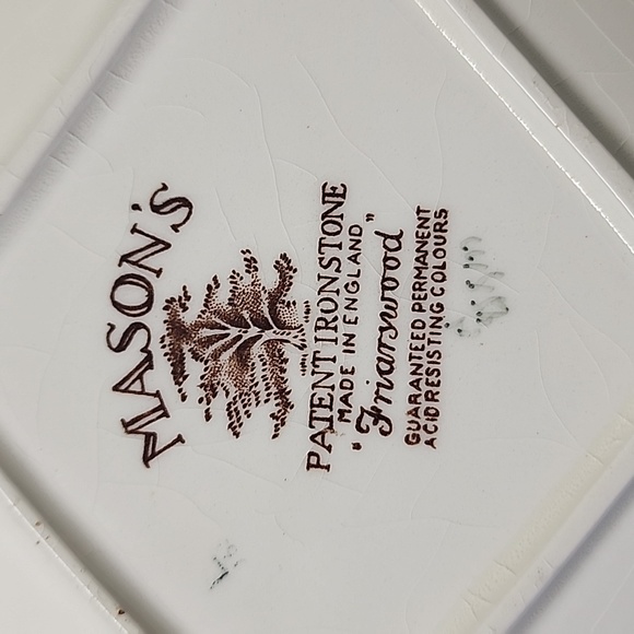 GRAVY BOAT BY Friarswood Mason's England is a valuable antique rare - Picture 6 of 7